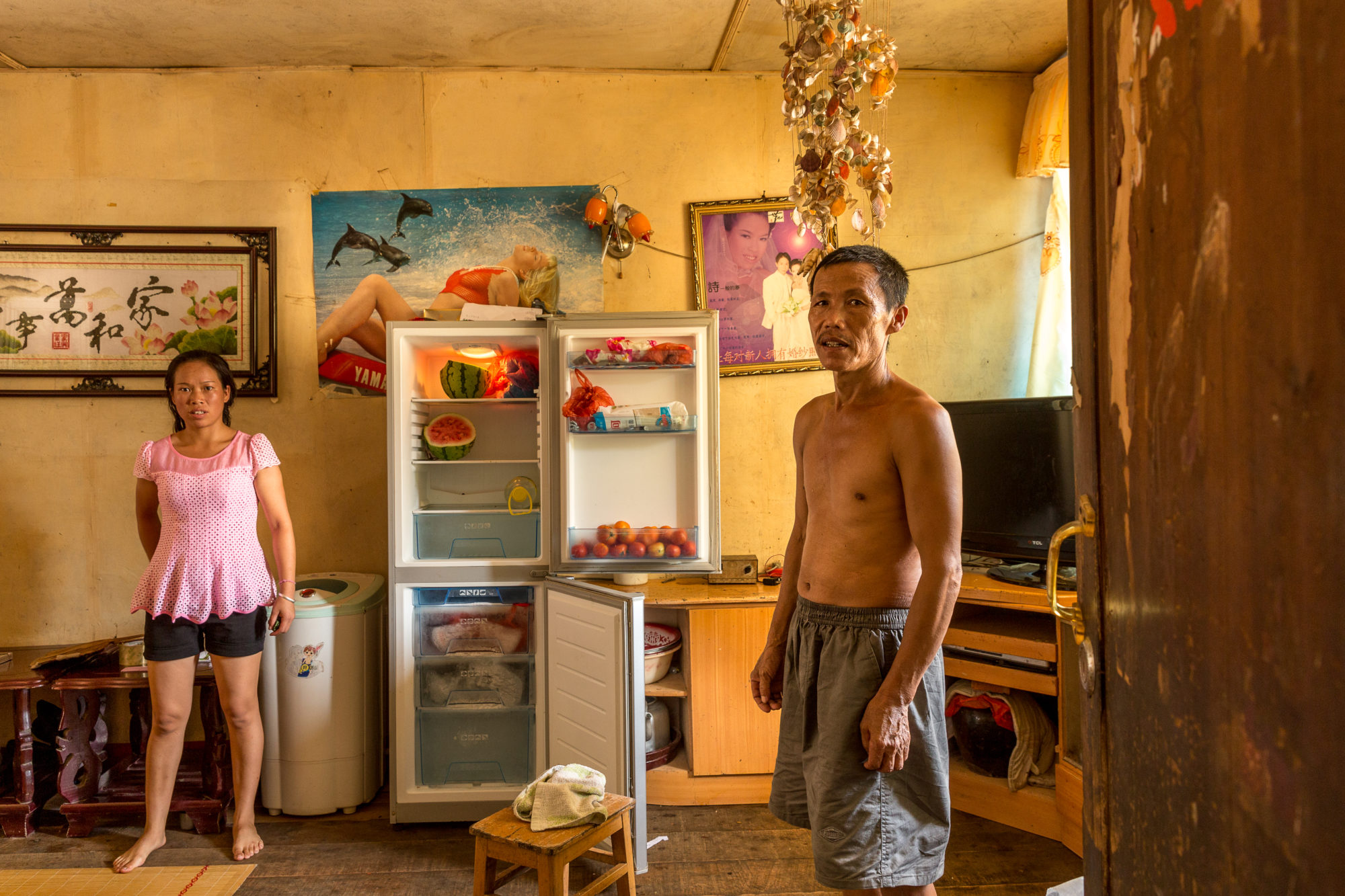 Foto di Una coppia nella loro casa a Fenghuang