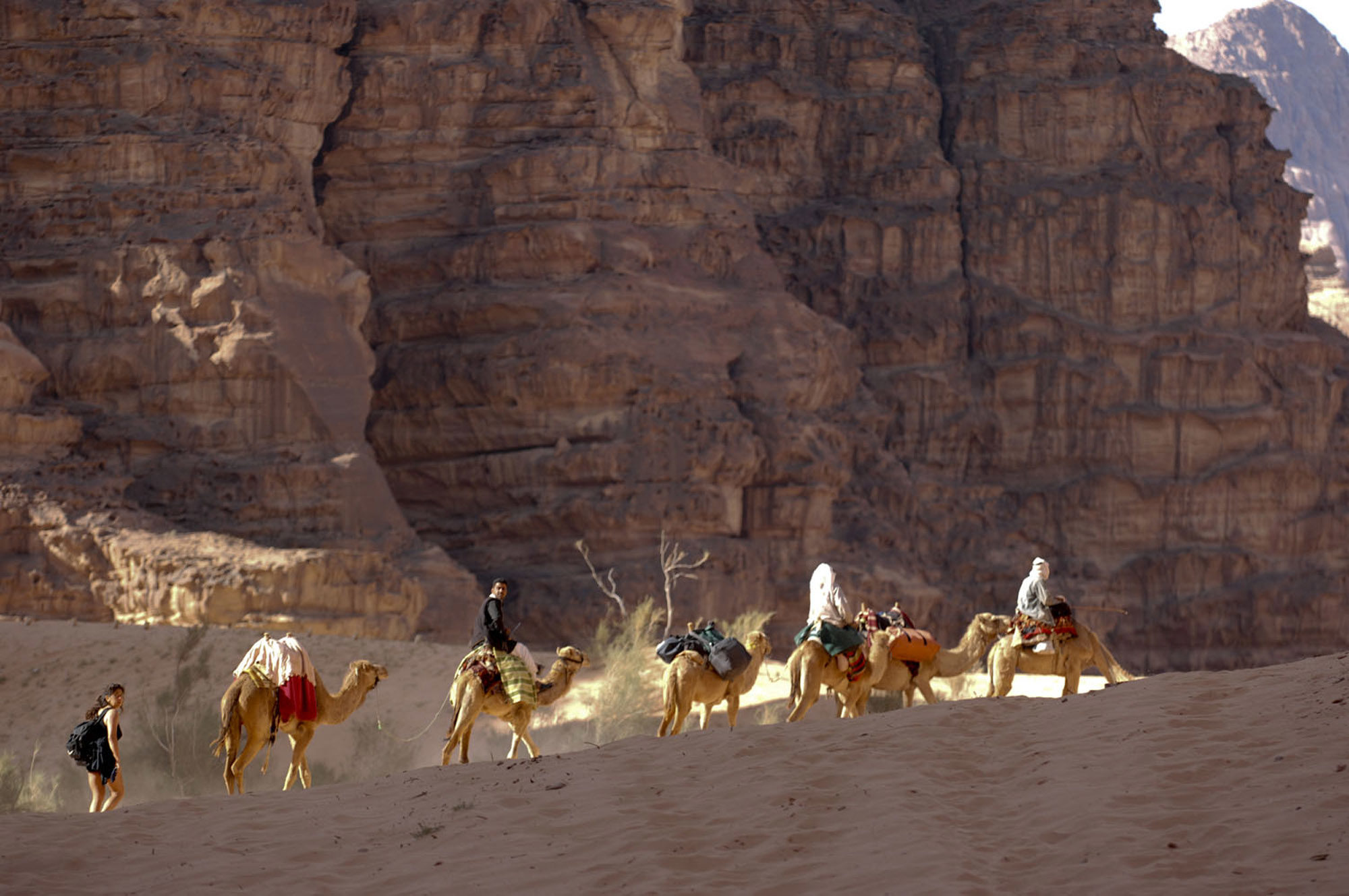 Foto di Turisti nel deserto