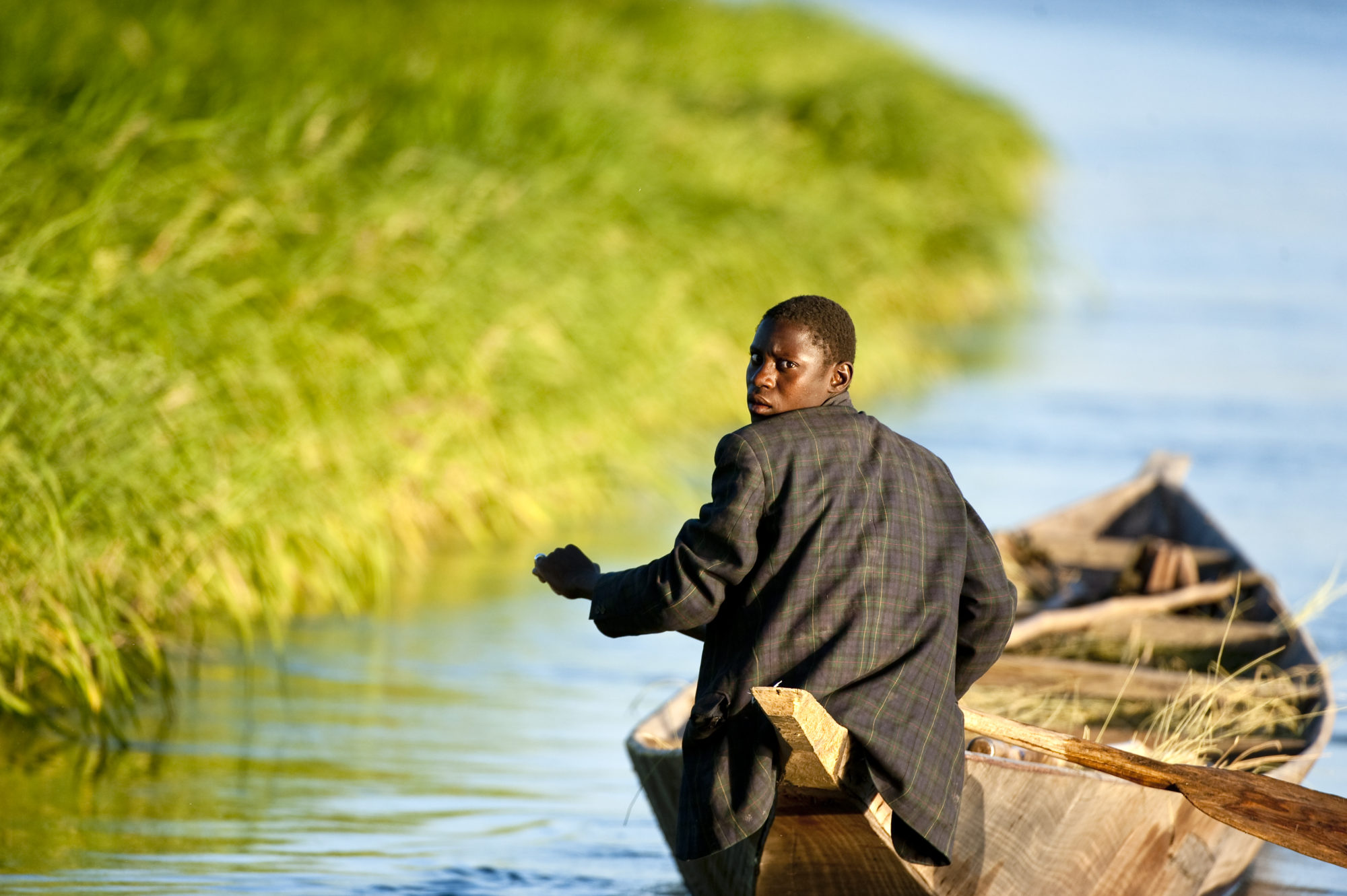 Foto di Un’imbarcazione sul fiume Niger