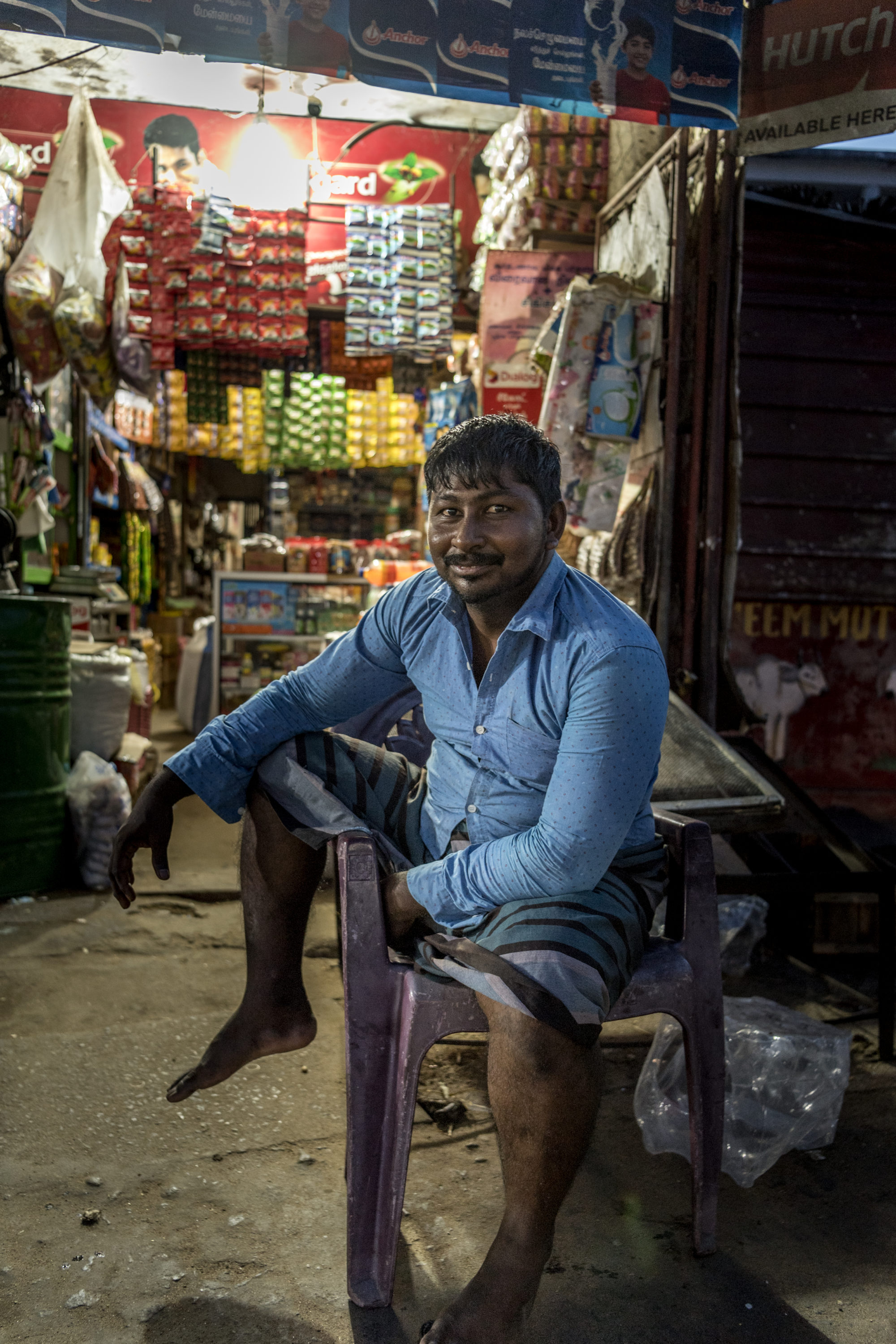 Foto di un commerciante di Polonnaruwa